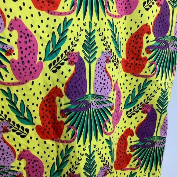 Emily McCarthy Del Mar Caftan Dress Peekaboo Print Size Small Resort Wear - Picture 6 of 9